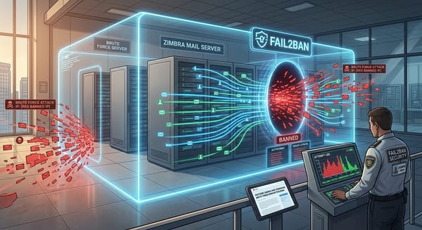 Proteksi Zimbra dari Serangan Brute-Force dengan Fail2ban
